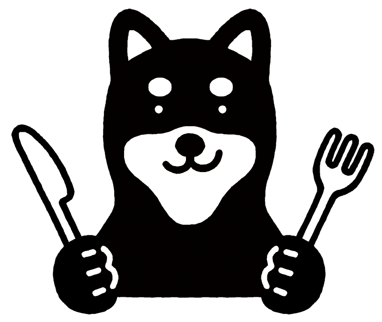 黒柴のイラスト