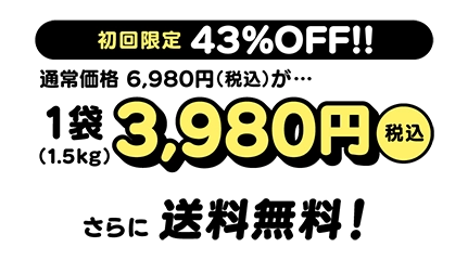 初回限定43%OFF