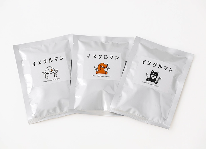 イヌグルマン 製品写真（お試し3食セット）